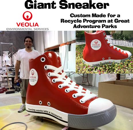 giant shoe replica|giant foam sculpture props.